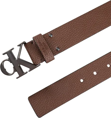 Miniatura 4 de Calvin Klein Cinturón casual CK con hebilla recortada con monograma para hombre