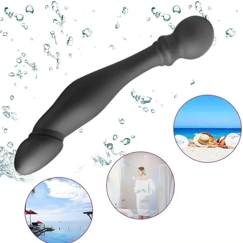 Miniatura 8 de Consolador de silicona masajeador de próstata, estimulación del punto G, cuentas anales para el pene, tapones anales de silicona impermeables