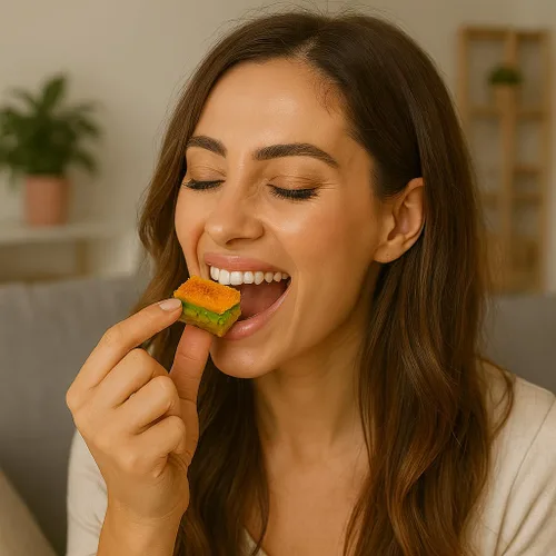 Miniatura 3 de Cerez Pazari Baklava Juego de regalo de pastelería – Pastelería turca de Baklava con nueces y especias – Caja de regalo de Baklava de Turquía