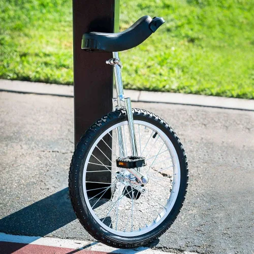 Miniatura 3 de ZeHuoGe 16" Unicycle Excelente Manganeso Marco de Acero de Manganeso Protección Mute Cojinete de EE.UU. Entrega plateado