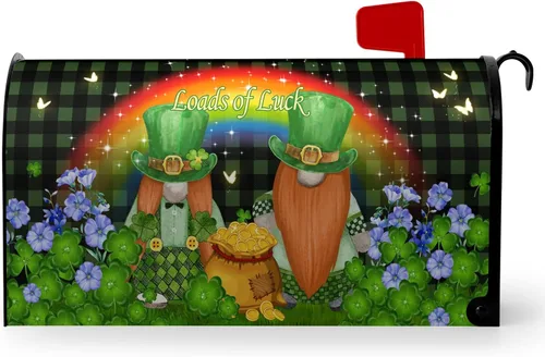 Miniatura 23 de Funda para buzón de verano magnética, girasol de verano impermeable, fundas para buzón de primavera, mariposas florales, buzón de poste, cubiertas
