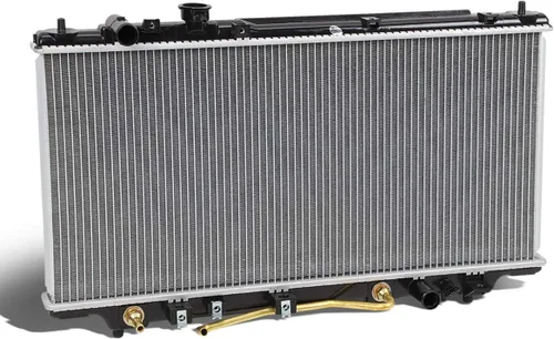 Miniatura 16 de Radiador Auto Dynasty compatible con Mazda MX6 626 2.0L 2.2L AT MT de 1992-1997, estilo de fábrica de 1 hilera, DPI 1323, núcleo de aluminio 92-97