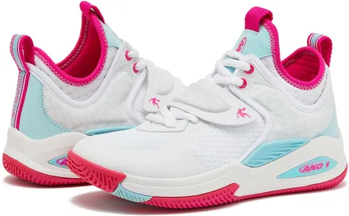 Miniatura 6 de AND1 Zapatos de baloncesto para niños y niñas, tenis de baloncesto geniales para niños, talla 11 a niño grande 7, tenis de caña media o alta