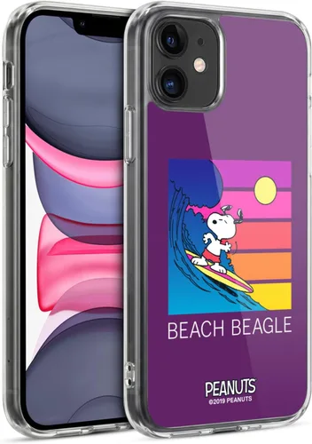 Miniatura 20 de Head Case Designs Peanuts Tropical Surf Snoopy Aloha Disco Gel Funda con licencia oficial [protección de grado militar] compatible con Apple iPhone