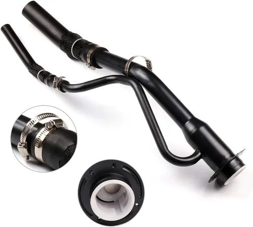 ECCPP Tubo de cuello de llenado de tanque de combustible F85Z9034TA Tubo de tanque de combustible apto para 1997-1998 para Ford para F-150 1997-1998