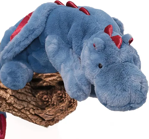 Miniatura 9 de YOUBLEK Animales de peluche con peso de 27.5 pulgadas, 2 libras, lindo dragón de peluche, juguete de dinosaurio con peso para niños y adultos