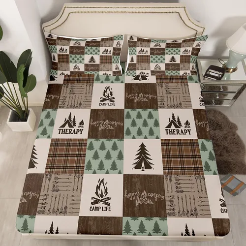 Miniatura 23 de Erosebridal Yoga Gifts Fitted Sheet for Boys Girls Kids Yoga Chakras Twin Bed Sheets,Sun and Moon Sheets Boho Tribal Bedding Sets, No Top Sheet