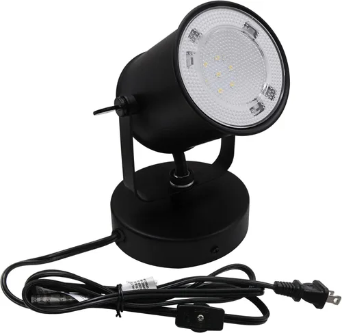 Miniatura 10 de Lámpara de escritorio LED de cuello de cisne flexible de 19.25 pulgadas, luz de mesa plegable con base estable, 4.5 W, 260 lúmenes, 4000 K, cable