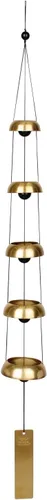 Miniatura 11 de Woodstock Chimes Colección Signature, campanas de templo Woodstock de 25 pulgadas, campanas de viento de jade para decoración de exteriores, patio
