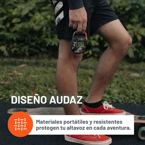 Miniatura 7 de JBL Clip 4: Altavoz portátil con Bluetooth, batería incorporada, característica impermeable y a prueba de polvo Azul