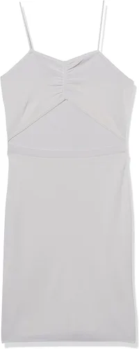 Miniatura 6 de The Drop Ailyn - Minivestido de suéter ajustado con tiras recortadas para mujer