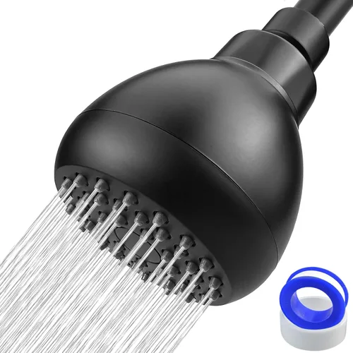 Cabezal de ducha de alta presión, potente cabezal de ducha que aumenta la presión del baño, reemplazo universal perfecto para cabezales de ducha de
