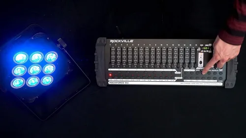 Miniatura 7 de Rockville ROCKFORCE - Controlador de iluminación DMX de luz y niebla con canales