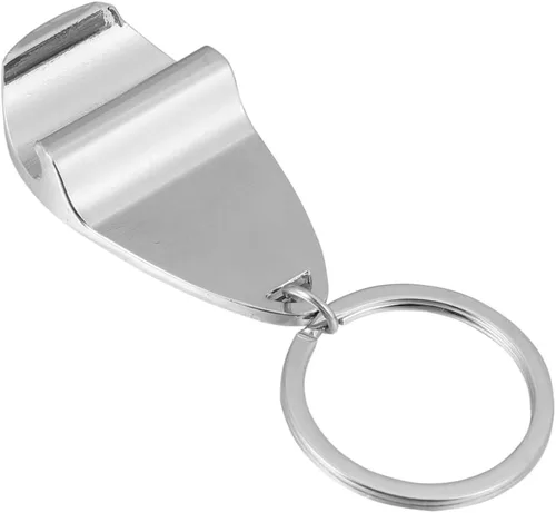 Miniatura 3 de UPKOCH 3 piezas de abrelatas llavero para hombres, llavero de coche para hombres, llavero de cerveza, llavero de vino de metal plateado para hombre