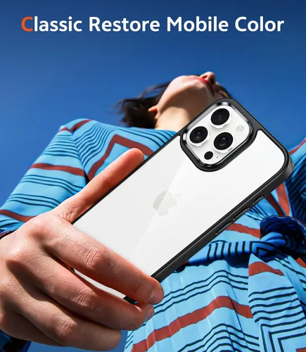 Miniatura 1475 de FNTCASE Funda para iPhone 13 Pro-Max: Fundas magnéticas transparentes compatibles con Magsafe Slim anti amarillamiento protección contra caídas