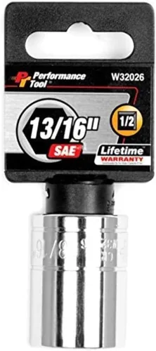 Miniatura 23 de Performance Tool W32028 1/2 Drive 6-Point Socket, 7/8
