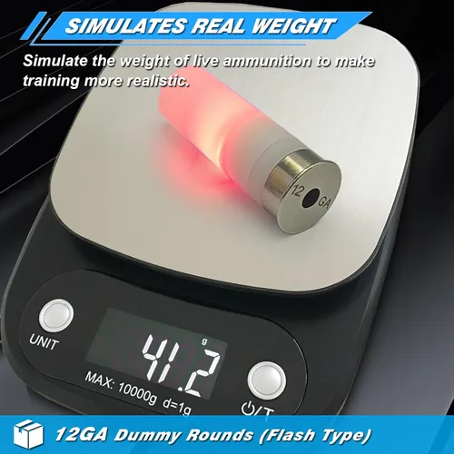 Miniatura 4 de Artemis Tapas de Seguridad Rondas de Entrenamiento Simuladas Reutilizables Múltiples Estilos con Peso Cercano al Real para Práctica de Fuego en Seco