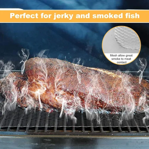 Miniatura 4 de Juego de 10 cubiertas de parrilla desechables de 16 x 12 pulgadas, alfombrillas de aluminio antiadherentes para parrillas al aire libre, fáciles