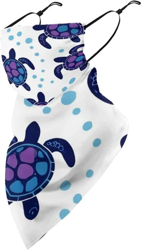 Miniatura 28 de Bufanda reutilizable con protección solar UV para las orejas, bandana reutilizable para la cara Color985