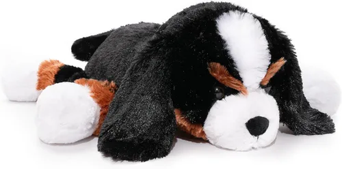 WEIGEDU Large Dog Stuffed Animal Plush Toy Soft Lying Bernese Mountain Puppy Hugging Pillow Gift for Kids Boys Girls Birthday Room Decor 20 Inch