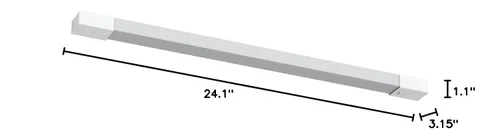 Miniatura 8 de GE Lámpara LED HD+ para debajo del gabinete, accesorio de perfil delgado integrado enlazable para cocinas, color blanco cálido, enchufable, 24
