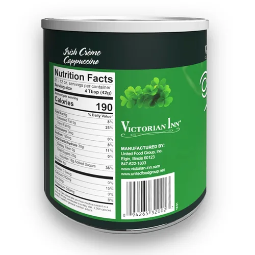 Miniatura 9 de Victorian Inn Instant Cappuccino – Sabor a crema irlandesa – Mezcla de café suave y sabrosa – Perfecto para caliente, frío o mezclado – Ideal como