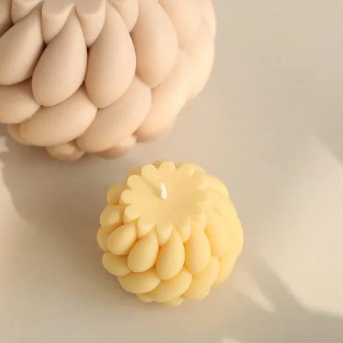 Miniatura 4 de BOOWAN NICOLE Molde de silicona para velas para hacer velas, moldes de fundición de resina epoxi, velas de aromaterapia, cera, jabones, arcilla