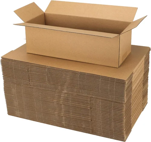 Miniatura 31 de CRUGLA Paquete de 40 cajas de envío de 8 x 6 x 4, cajas de cartón para pequeñas empresas, caja de correo corrugada a granel para embalaje