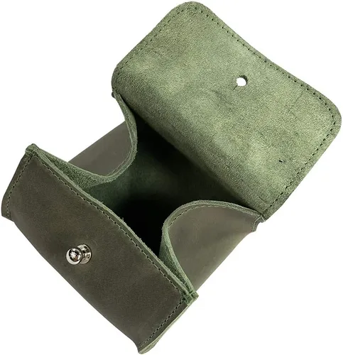 Hide & Drink, Bolsa de joyería de cuero, mini caja de tamaño de viaje, organizador de almacenamiento de anillos y artículos preciosos, regalos de