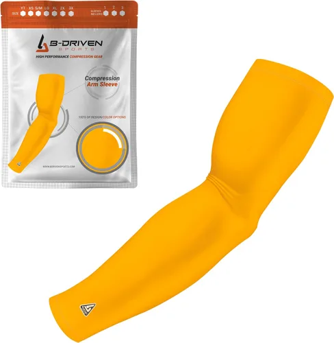 Miniatura 31 de B-Driven Sports Manga de Compresión Pro-Fit para Brazo - Deportes Atléticos Baloncesto, Fútbol, Sóftbol, Carrera, Juegos, - nan (1 unidad)