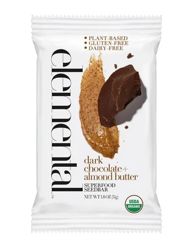 Miniatura 14 de Elemental Superfood Seedbars - Limón de anacardo y arándano, 1.8 onzas, paquete de 12, 100% orgánico certificado, verificado sin OMG, sin gluten