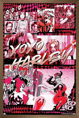 Miniatura 16 de Trends International DC Comics - Póster de pared de Harley Quinn, Good To Be Bad, 14.725 x 22.375 pulgadas, versión enmarcada plateada Versión