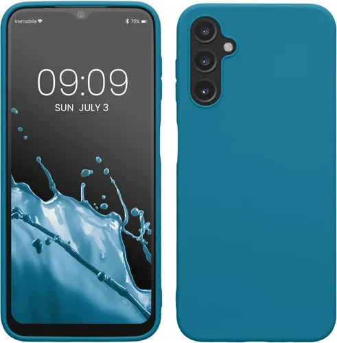 Miniatura 192 de kwmobile Funda compatible con Samsung Galaxy A23 4G / 5G - Funda de silicona TPU metálica suave y delgada - Rojo oscuro metálico