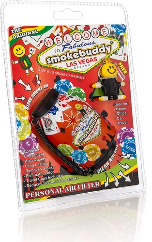 Miniatura 2 de Smoke Buddy smokebuddy Original Vegas - Filtro de aire personal surtido negro/rojo