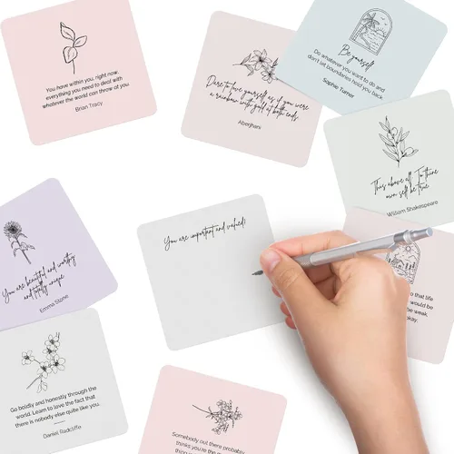 Miniatura 4 de Dessie 60 Tarjetas de Citas Motivacionales e Inspiradoras You Are Important. Afirmaciones Positivas Inspiradoras. Tarjetas Tamaño Nota Post-It