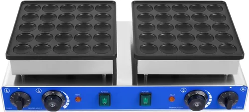Máquina eléctrica antiadherente para hacer gofres comercial, mini panqueques holandesa, panadero, salud y hogar, multifunción, mini máquina 50pcs
