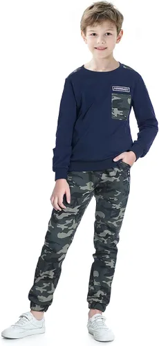 Miniatura 2 de lontakids Conjunto de 2 piezas para niños de manga larga pantalones de camuflaje
