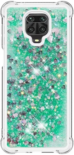 Miniatura 41 de Glitter Sparkle Moving Quicksand Flowing Cover para Xiaomi Redmi Note 10S Bling Liquid Clear Star Heart Silicona Bumper Funda transparente de goma a