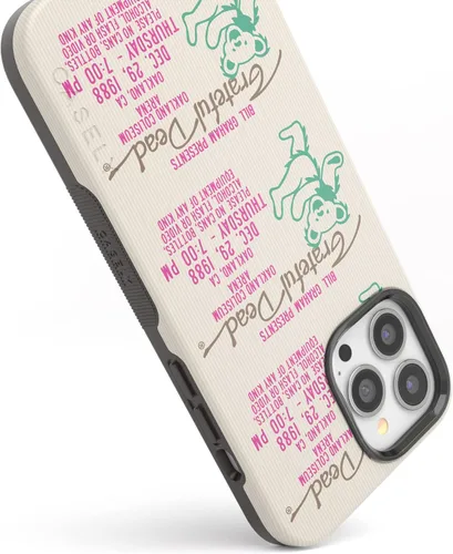 Miniatura 3 de Casely Funda para iPhone 13 Pro Max Miracle Ticket Grateful Dead Vintage Diseño de funda protectora audaz Compatible con MagSafe