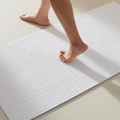 Miniatura 79 de TYUU Alfombras de Baño Antideslizantes Lavables, Tapete de Baño Súper Absorbente Delgado de Pila Baja para Secar Rápido, Alfombra de Baño Pequeña