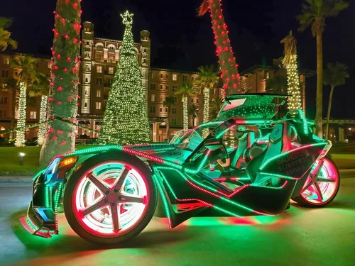 Miniatura 8 de Tira de luces LED RGB de 14 piezas de 5 pies para Polaris Slingshot Can-Am Spyder Ryker 2015-2026, kit de iluminación de acento de capó de rejilla