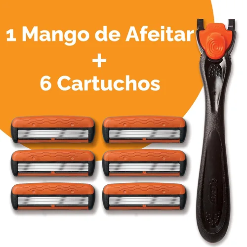 Miniatura 3 de Maquinilla de afeitar recargable BIC Comfort 3 de tres hojas para hombre, maquinilla de afeitar para piel sensible para un afeitado cómodo, 1 mango