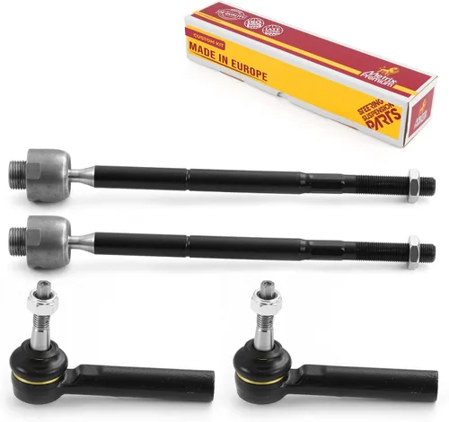 Miniatura 123 de Metrix Premium Chassis Parts - Juego de 4 barras de acoplamiento interior y exterior para Audi A3 15-16, Seat Leon 06-20 (México), 09-17 Volkswagen