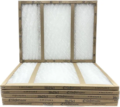 Miniatura 9 de Filtro de aire de fibra de vidrio Glasfloss de 20 x 22 1/4 x 1, doble puntal, serie GDS, fabricado en EE. UU., tamaño real: 19 5/8 x 21 7/8 x 3/4