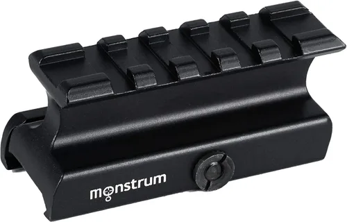 Miniatura 2 de Monstrum Picatinny - Soporte elevador para puntos rojos y óptica, 2.5 pulgadas con liberación rápida, perfil alto