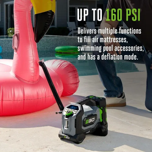 Miniatura 4 de EGO POWER+ Inflador compacto de 160 PSI para automóvil, hogar, deporte, compresor de aire portátil, batería y cargador no incluidos - IF1600