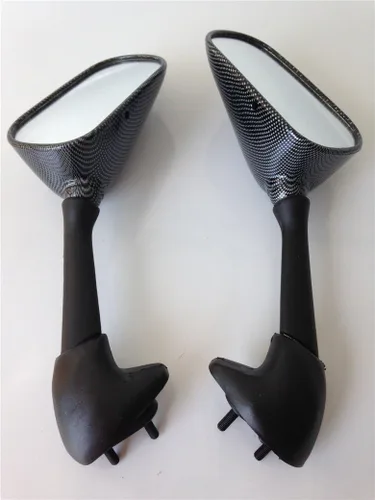 Miniatura 8 de MT058-BK - Espejos laterales de repuesto para equipo original, color negro, compatible con Yzfr6 Yzf-R6 YZF-R1 Yzfr1 1998 1999 2000 2001 2002