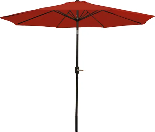 Miniatura 11 de Sunnydaze 9 pies Parasol de Patio de aluminio con inclinación y manivela, Contemporáneo, Beige