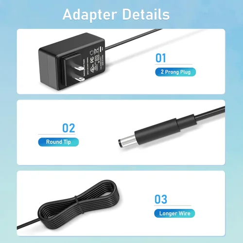Miniatura 3 de Adaptador de CA DC compatible con Silk'n BellaFlash P/N AS102275A HPL Sistema de depilación Bella