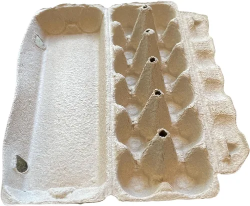 Miniatura 2 de Los cartones de huevos de pulpa natural sostienen de forma segura una docena de huevos o para usar para manualidades o vender sus huevos grandes